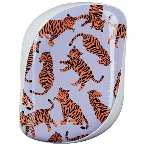 Tangle-Teezer-x-Skinny-Dip-Compact-Styler-Detangling-Hairbrush-Trendy-Tiger