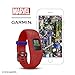 Garmin vivofit jr. 2, Kids Fitness/Activity Tracker, 1-Year Battery Life, Adjustable Band, Marvel Spider-Man, Red