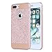 iPhone 7 Plus Case, Moleboxes iPhone 7 Plus Shinning Protective Hybrid Bumper Crystal Rhinestone Sparkle Bling Glitter Hard Diamond Case Cover Shell for 5.5 inches Apple iPhone 7 Plus (Rose Gold)