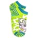 Frozen Anna Elsa Olaf Girls 6 pack Socks (4-6, Olaf Teal No Show)