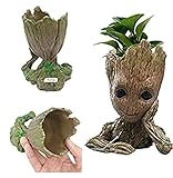 Funtoyworld Creative Groot Planter Pot Baby Groot Flowerpot Movie Tree Man Pen Container Guardians 2 Action Figures Toy Gift