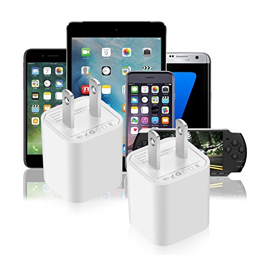 image for USB Wall Charger, Allytech [2 Pack] 5V/1A 1-Port Universal Rapid Speed