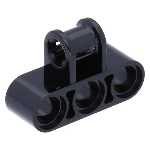 10 x LEGO® Technic, Axle and Pin Connector Perpendicular Triple Black