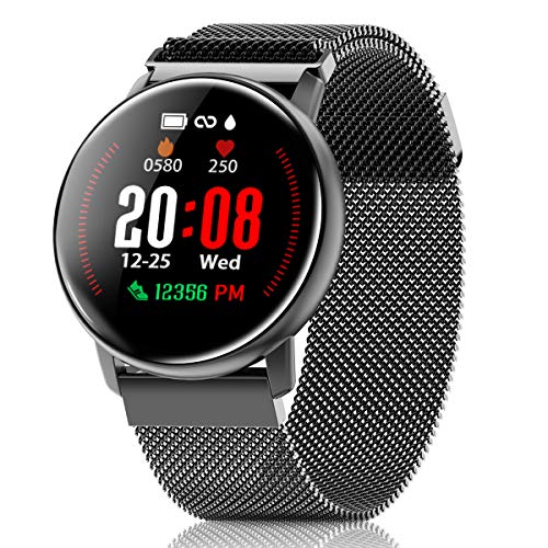 ایگرد | قیمت و خرید ساعت مچی اسپرت Canmixs Fitness Tracker با مانیتور ضربان  قلب ساعت ضد آب ضد آب برای گوشی های اندرویدی iphone سازگار CM12 کرایا ساعت  مچی ، ساعت