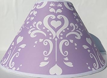 purple nursery lamp