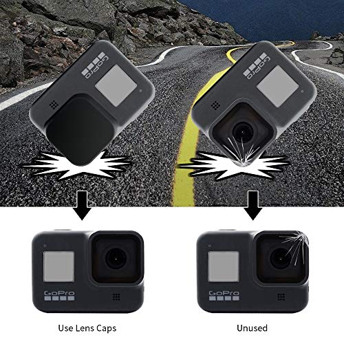 MAXCAM Silicon Lens Cap Protective Cover Case for GoPro Hero 8/7/6/5 Black