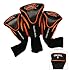 Team Golf NCAA Oklahoma State Cowboys Contour Golf Club Headcovers (3 Count), Numbered 1, 3, & X, Fits Oversized Drivers, Utility, Rescue & Fairway Clubs, Velour lined for Extra Club Protection