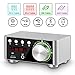 Nobsound 100W Mini Bluetooth 5.0 Power Amplifier Hi-Fi Stereo Class D Audio Amp 2.0 Channel Wireless Receiver Lossless Music Player TF USB Home Speaker (Silver)thumb 1