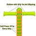 Flybar Limited Edition Foam Maverick Pogo Stick for Boys & Girls, Ages 5-9 (Orange/Lime) Comes With New 'Rubber' Grip Handles.