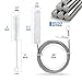 CPAP Tube Hose Cleaning Brush (3 Packs) - Cpap Mask Cleaner Brush, Supplies for Standard 22mm Diameter Tubing, Stainless Steel 7 Feet and 7 Inch Handy CPAP Tube Brush