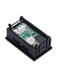 Digital Amperímetro del Voltímetro DC 100 V 10 A azul LED rojo Amp Dual visualización Digital voltímetro calibre coche corriente Monitor Probador