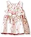 Bonnie Baby Baby Girls' Sleeveless Floral Border Shantung Dress
