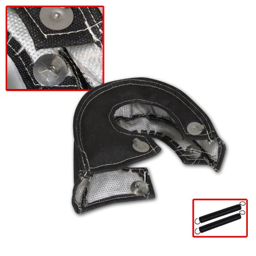 GT28 MITSUBISHI i-MiEV BLACK TURBO CHARGER HEAT SHIELD BLANKET LARGE COVER WRAP