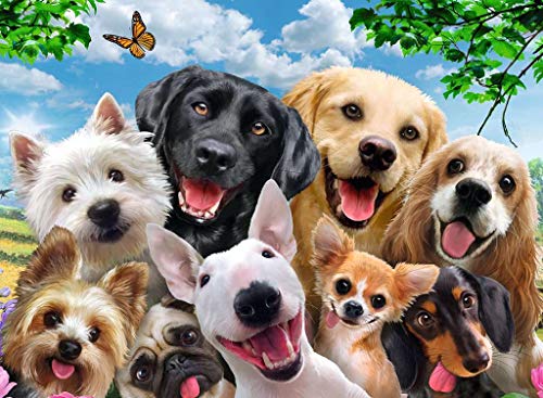 Ravensburger Kinderpuzzle - 13228 Delighted Dogs - Hunde-Puzzle für Kinder ab 9 Jahren, mit 300 Teilen im XXL-Format – Bild 3
