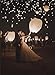 Chinese Sky Lanterns White Paper (20) Pack - Ready to Use and Eco Friendly - Extra Large - 100% Biodegradable Wire Free - Beautiful Lantern for Weddings, Chinese Festival, Memorials, etc.