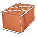 Smead Standard Hanging File Folders, 25 Count, Orange, 1/5-Cut Adjustable Tabs, Letter Size (64065)