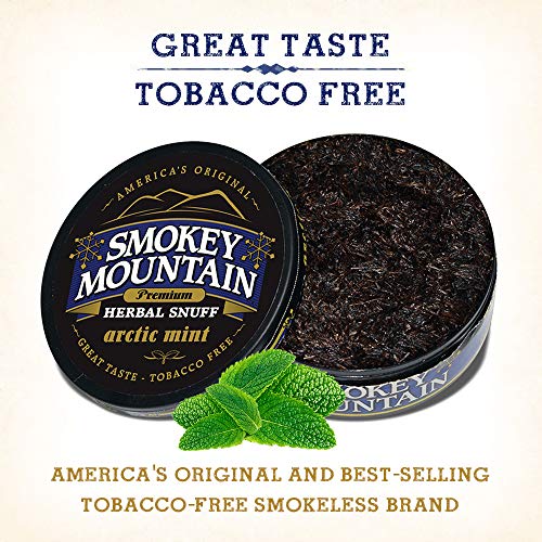 5 Smokey+Mountain+Herbal+Snuff+Nicotine+Free