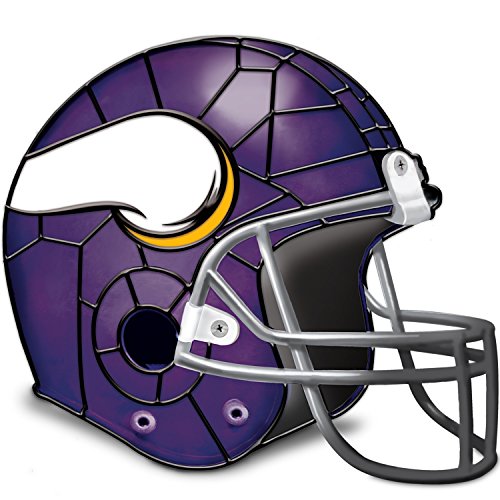 Minnesota Vikings Football Helmet Accent Lamp With Logo by The Bradford Exchange