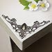 EFORCAR Vintage Style Box Corner Guard Desk Edge Cover Decorative, Jewelry Case Box Kitchen Corner Protector Furniture Decor Triangle Carved - Pack of 60 Pcs (Bronze)