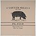 VHC Brands Sawyer Mill Pig Shower Curtain, Black, 72x72