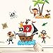 Wallies Wall Decals, Pirates Wall Sticker