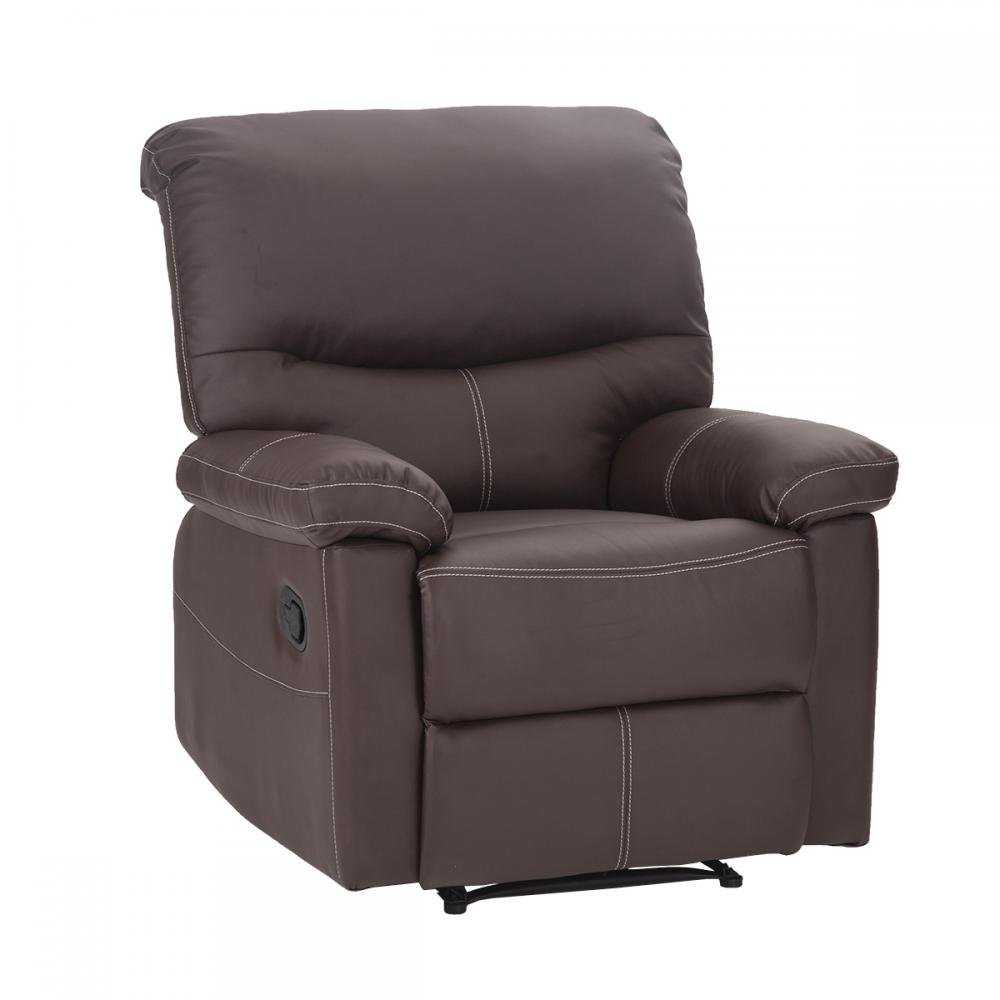 Recliner Sofa Sectional Recliner Sofa Set PU Leather Set 3 PCS Motion Sofa Recliner Couch Manual