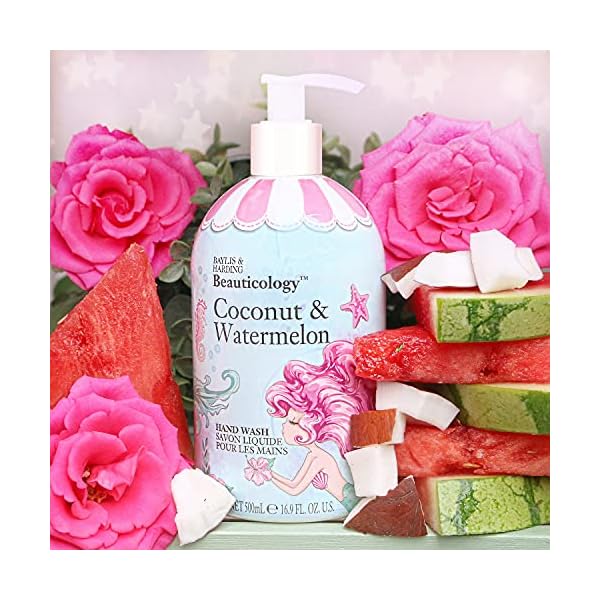 Baylis-Harding-Beauticology-Mermaid-Hand-Wash-500-ml-Pack-of-3 Baylis & Harding Beauticology Mermaid Coconut & Watermelon Hand Wash 500ml, (Pack of 3) - Vegan Friendly