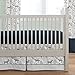 Carousel Designs Navy and Gray Woodland 3-Piece Crib Bedding Set