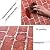 Coavas Brick-Wallpaper, Wallpaper Self-Adhesive with Good Home Decoration Faux Brick Printed Stick Paper Easy to Stick and Peel