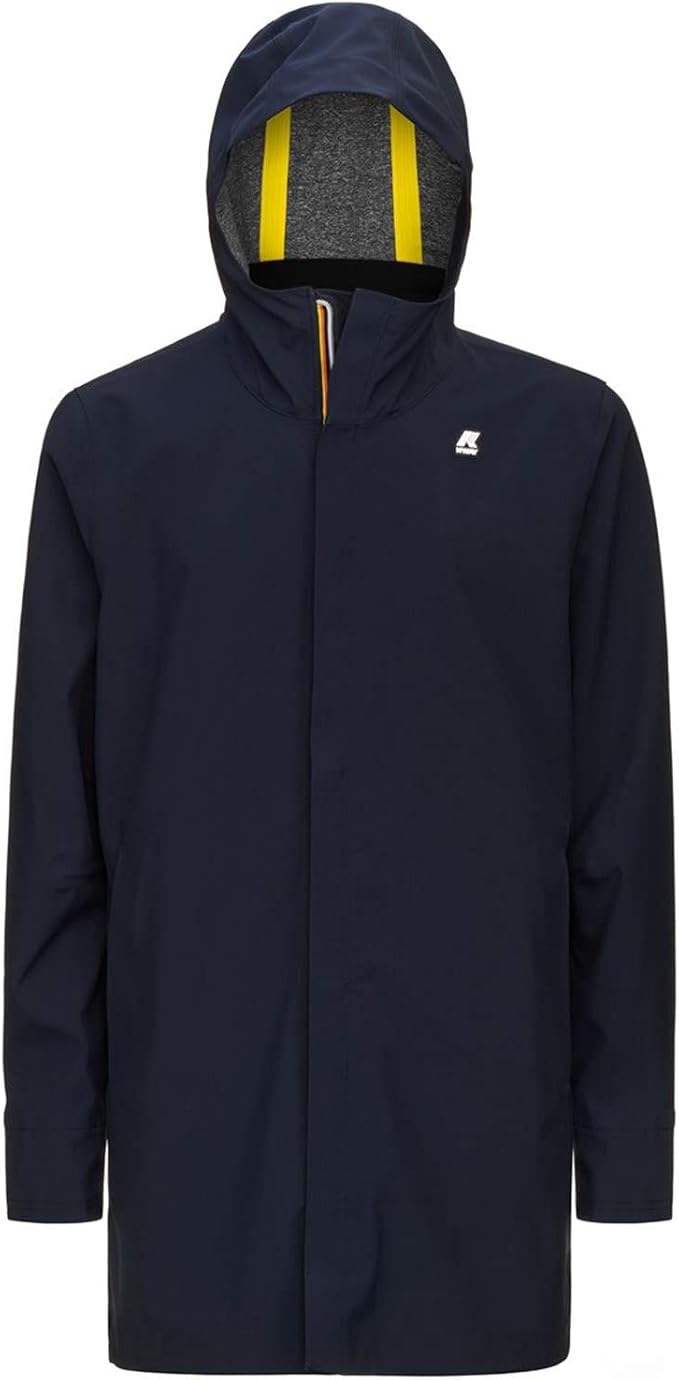 Kway Men's Jacket with Hood Tommy Bonded Blue K00BQC0K89 Amazon.co