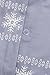 Amazon Brand – Pinzon Cotton Flannel Duvet Cover - Twin, Snowflake Dusty Blue