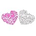Pica Pica Heart Cutting Dies Stencil Festivals Theme Metal Template DIY Paper Card 1 Pc