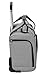 London Fog Cambridge Ultra-Lightweight 15inch 2-Wheel Under the Seat Bag, Black/White Houndstooth