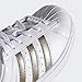 adidas Originals womens Superstar Sneaker, White/Cyber Metallic/White, 8 US