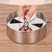 K-Steel Stainless Steel Round Revolving Ashtray