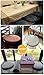Sigmat Memory Foam Seat Cushion Anti-Slip Soft Round Stool Cushion Chair Pad 16 Inch Navy Blue, 1Count (Pack of 1)