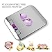 Digital Food Scale, Venderise Multifunction Kitchen Scale with LCD Display, 11lb/5kg, Silvery, Stainless Steel (Batteries Included)