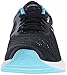 ASICS Women's Fuzex Lyte Running Shoe,Onyx/White/Turquoise,7.5 M US