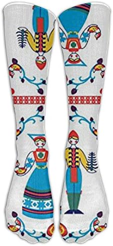 Sock Scandinavian Love Unisex Outdoor Adult Sport Over-The-Calf Long Tube Stockings