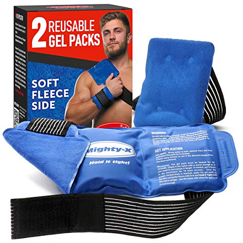MightyX Reusable Ice Packs For Injuries Premium Cold Packs For