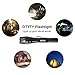 LED Tactical Flashlight, OTYTY Ultra Bright Torch, 1000 Lumens T6 Water Resistant Torch, 5 Light Modes and Adjustable Focus with 2 Rechargeable 18650 Lithium Ion Batteries and Charger