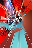 My Daily Journal: Red 3D Rendered, Lined Journal, 6 x 9, 200 Pages by 