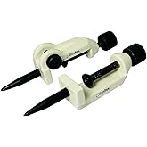 Blue Fox Tools Compass Trammel Head Set &ndash; Adjustable Beam Compass with Pencil Holders, Hardened Steel Points, and Precision Marking for Woodworking and DIY Project