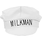 Milkman Hat Classic Vintage 1950s Looking White
