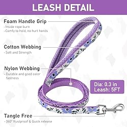 GAMUDA Small Pet Harness Collar and Leash Set, Step