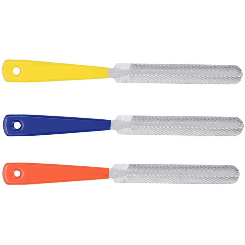 3PCS Guitar Nut File, Steel Nail Puller Repair Tool Portable Stainless Steel Guitar Fret File for Bass Mandoline Banjo Ukulele