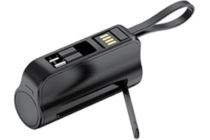 Mobile Phones 5000 mAh Charging Power Banks with Cable Construction and Streaming Standing While Charging