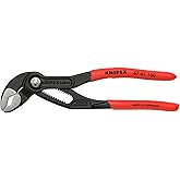 KNIPEX 87 01 150, 6 in. Cobra&reg; Water Pump Pliers, Capacity 1-1/4 in. | 16 Adjustment Position. Push-button design. Forged box-joint design. Serrated gripping surface. Made in Germany.