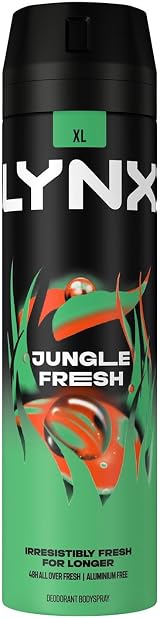 Lynx Jungle Fresh Body Spray Deodorant Men 200ml Pack of 3 48H Odour Protection view 2