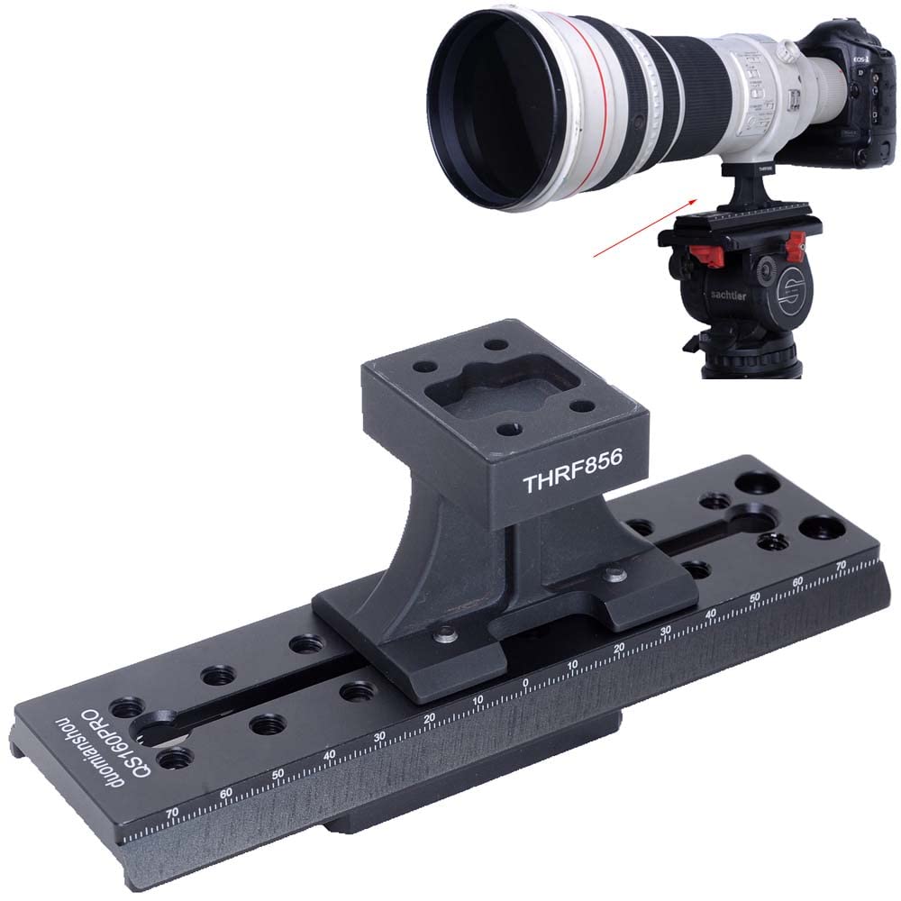 iShoot Lens Collar Foot Stand Tripod Mount Ring Base Compatible with Canon EF 400mm f/2.8L IS III USM & EF 600mm f/4L IS III USM, Support Bracket Holder Compatible with Manfrotto Sachtler Fluid Head